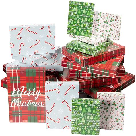 empty christmas gift boxes with lids